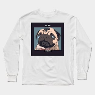 Pug Long Sleeve T-Shirt